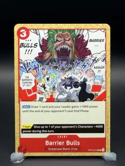 Barrier Bulls OP15-019 Adventure on Kami's Island Regular - Image 1