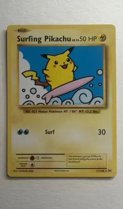 Surfing Pikachu 111/108 Evolutions Regular - Image 2