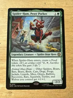 MTG Spider-Ham, Peter Porker 0114 Regular Marvel's Spider-Man NM SPM - Image 1