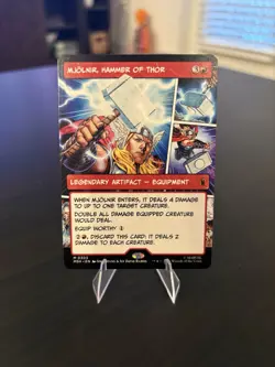Mjolnir Hammer of Thor (Borderless) (0303) Marvel Super Heroes Regular - Image 1