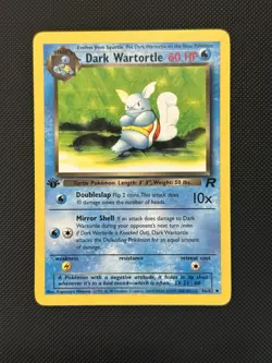 Dark Wartortle 1st Edition 46/82 lp Team Rocket Regular Uncommon Pokemon TCG - Image 1