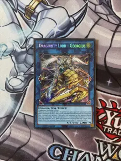 (BLGG) Yugioh Dragunity Lord - Georgius BLGG-EN014 Secret Rare 1st Edition VLP - Image 1