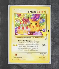 Pokemon TCG Birthday Pikachu Celebrations Classic Collection Promo Card - Image 1