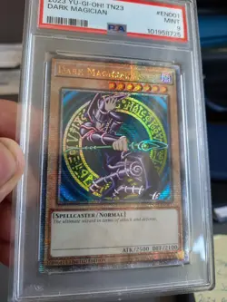 Dark Magician Psa 9 Mint 2022 TN23 En001 Holo Shiny Limited Edition LE Foil Card - Image 3