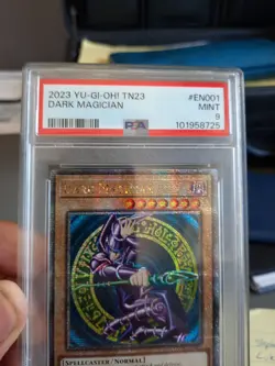 Dark Magician Psa 9 Mint 2022 TN23 En001 Holo Shiny Limited Edition LE Foil Card - Image 4