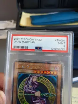 Dark Magician Psa 9 Mint 2022 TN23 En001 Holo Shiny Limited Edition LE Foil Card - Image 5