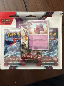 Pokemon TCG - Paldea Evolved 3-Pack Blister Varoom Promo Lot of 31 Cards, New - Image 1