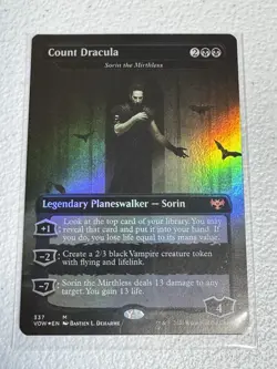 Count Dracula -Foil Light Play MTG Innistrad: Crimson Vow - Image 3