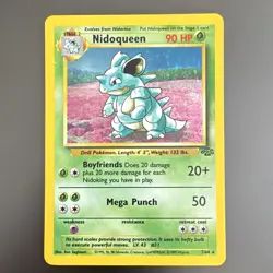 Wizards of the Coast Pokemon TCG Nidoqueen 7/64 Jungle Unlimited Holo Rare 1999 - Image 1