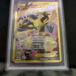 PSA 8 Alakazam EX 125/124 XY Fates Collide Full Art Secret Rare 2016 Pokemon - Image 4