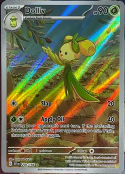 Dolliv Illustration Rare Holo - 200/198 - Scarlet & Violet Base Pokemon 2023 - Image 1