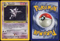 Haunter 6/62 Holo Unlimited Holo Fossil Rare Sugimori Heavily Played - Image 1