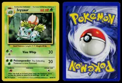 IVYSAUR 30/102 UNCOMMON BASE SET UNLIMITED POKEMON MP - Image 3