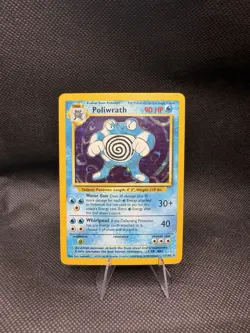Poliwrath 13/102 Pokemon Base Set Unlimited Holo Rare - Image 1