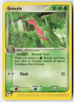 Pokemon Grovyle - 32/109 - Uncommon Ruby & Sapphire LP - Image 1