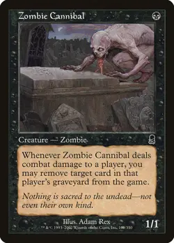 Zombie Cannibal - Foil ODY NM MTG - Image 1