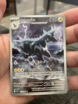 Pokemon TCG Zebstrika 115/086 Sv: White Flare Holo Illustration Rare - Image 1