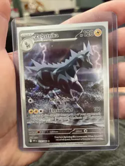 Pokemon TCG Zebstrika 115/086 Sv: White Flare Holo Illustration Rare - Image 3