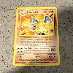 Pokemon TCG Charizard 4/102 Base Set Holo Rare Unlimited 1999 English 120HP - Image 1
