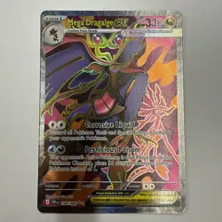 Pokemon TCG Mega Dragalge ex 104/086 Full Art ME04: Chaos Rising Pokemon NM - Image 1