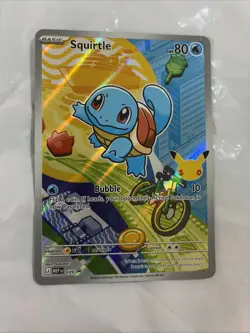 2026 Pokemon Squirtle 039 First Partner Illustration Full Art Holo Promo - Image 4