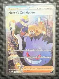 The Pokemon Company Morty's Conviction 211/162 Temporal Forces Full Art Holo EN - Image 1