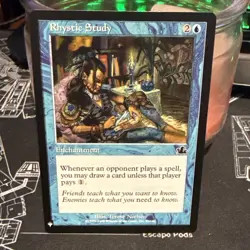 Magic the Gathering Rhystic Study the List English Edition Near Mint Condition - Image 1