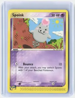 Spoink 73/97 Common Dragon Pokemon Near Mint - Image 1