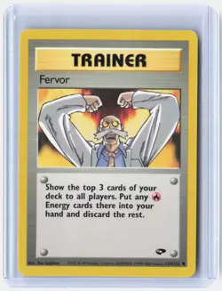 Fervor 124/132 Common Gym Challenge Pokemon Unlimited Near Mint - Image 1