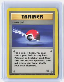 Poke Ball 64/64 Common Jungle Pokemon Unlimited Near Mint - Image 1
