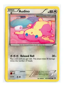 Audino RC17/RC25 Common Holo Legendary Treasures: Radiant Collection Pokemon LP - Image 1