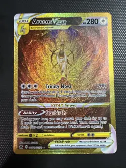 Arceus VSTAR GG70/GG70 Secret Rare Crown Zenith Galarian Gallery Pokemon Holo NM - Image 1