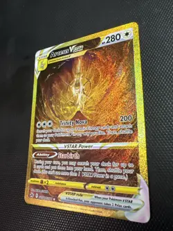 Arceus VSTAR GG70/GG70 Secret Rare Crown Zenith Galarian Gallery Pokemon Holo NM - Image 2