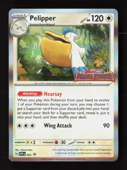 Pelipper (Prerelease) 022 Holo Promo Scarlet & Violet Promo Pokemon Near Mint - Image 1