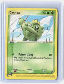 Cacnea 58/100 Common Sandstorm Pokemon Near Mint - Image 1