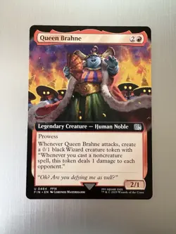 Queen Brahne - 464 - Magic: Final Fantasy MTG - Extended Art - Uncommon - FFIX - Image 1
