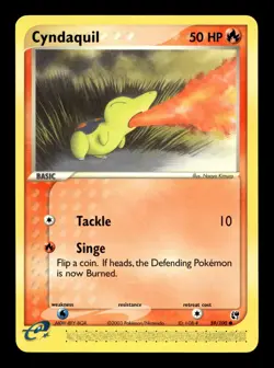 Cyndaquil 59/100 Sandstorm Common Pokemon TCG - Image 1
