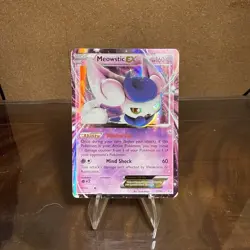 MEOWSTIC EX 2016 POKEMON GENERATIONS HOLO RARE #37/83 Q6233 - Image 1