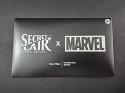 MTG Secret Lair x Marvel Iron Man Rainbow Foil Edition Sealed Magic Gathering - Image 1