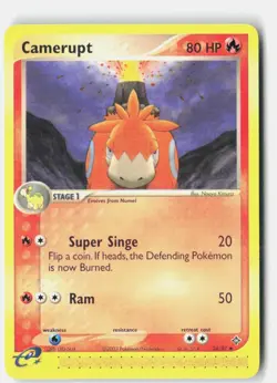 Camerupt 24/97 Uncommon Dragon Pokemon Near Mint - Image 1