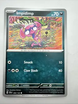 Impidimp 094/142 Tomokazu Komiya - SV7 Stellar Crown - Pokemon TCG - Common - NM - Image 1