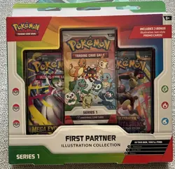 Pokemon TCG First Partner Illustration Collection Series 1 Box NEW & SEALED - Image 1