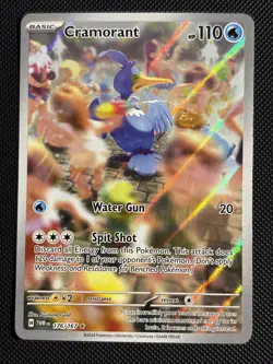 2024 Pokemon TWMen Twilight Masquerade 176/167 Cramorant - Image 1