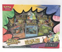 Pokemon Mega Evolution Ascended Heros First Partners Pin Collection Box - Image 3