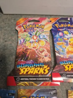 Scarlet & Violet Surging Sparks Pokemon X10 Booster Pack NEW Sealed X 10 - Image 2