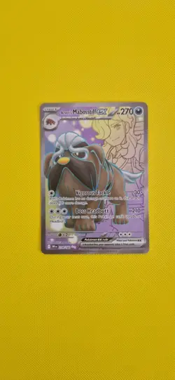 Pokemon TCG Arven's Mabosstiff EX 218/182 Destined Rivals Ultra Rare Full Art - Image 1