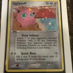Pokemon TCG Jigglypuff Card 65/112 FireRed/LeafGreen Regular/Common LP - Image 2