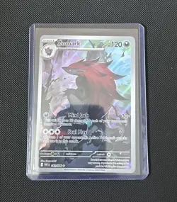 Pokemon TCG Zoroark 143/086 SV White Flare Illustration Rare Pokemon Card - Image 1