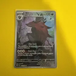 2025 Pokemon White Flare Zoroark Full Art Illustration Rare #143/086 - Image 2