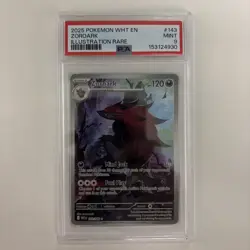 Zoroark - 143/086 Illustration Rare Pokemon White Flare PSA 9 - Image 1